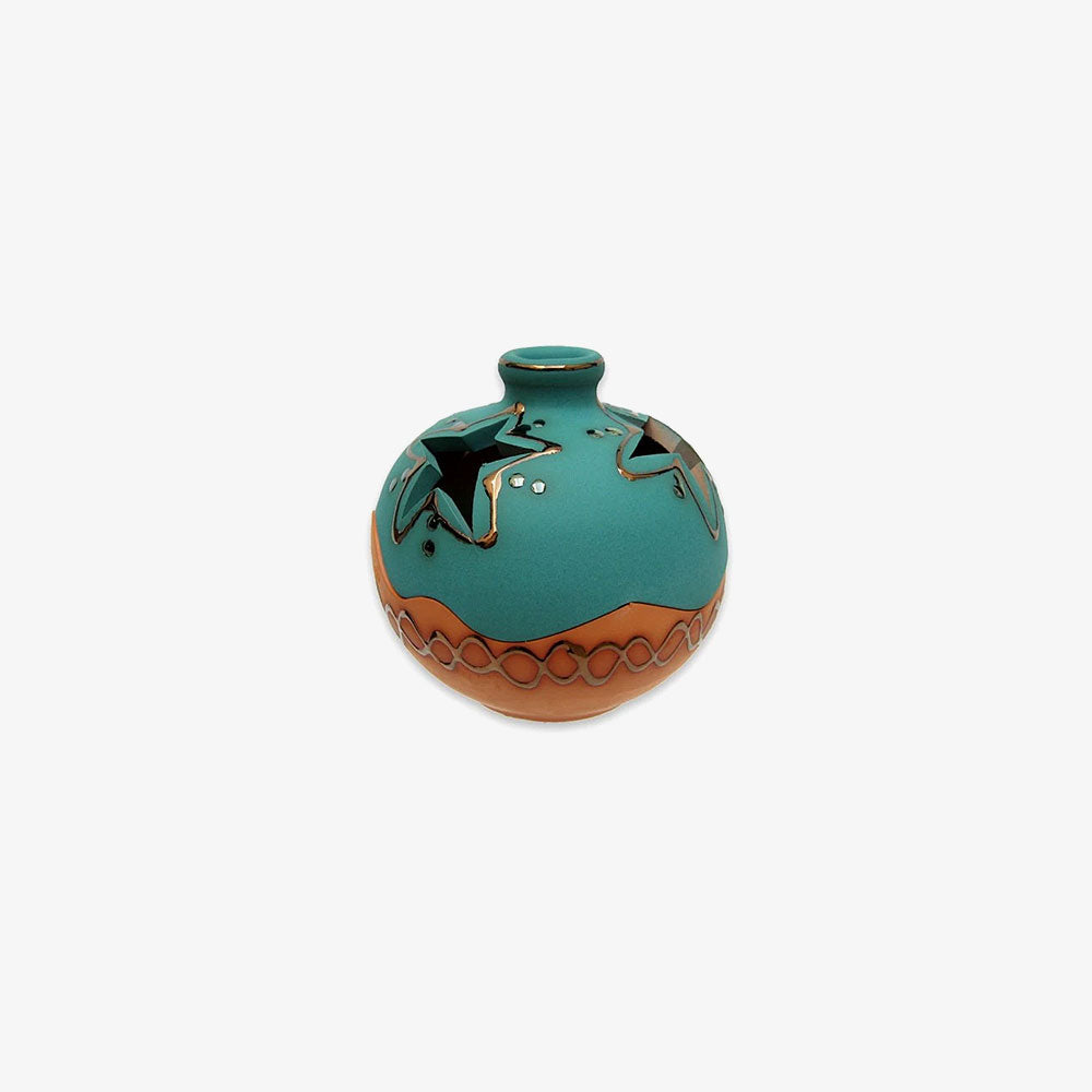 Green and Terracotta Ball-shaped Embellisher