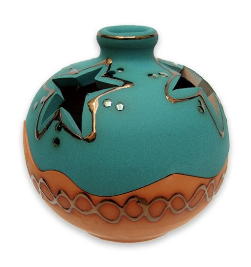 Green and Terracotta Ball-shaped Embellisher