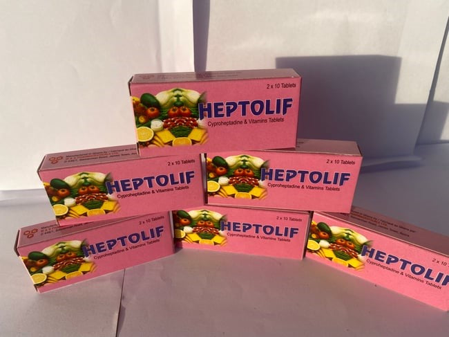 Tabletas de Heptolif (2 x 10 tabletas)